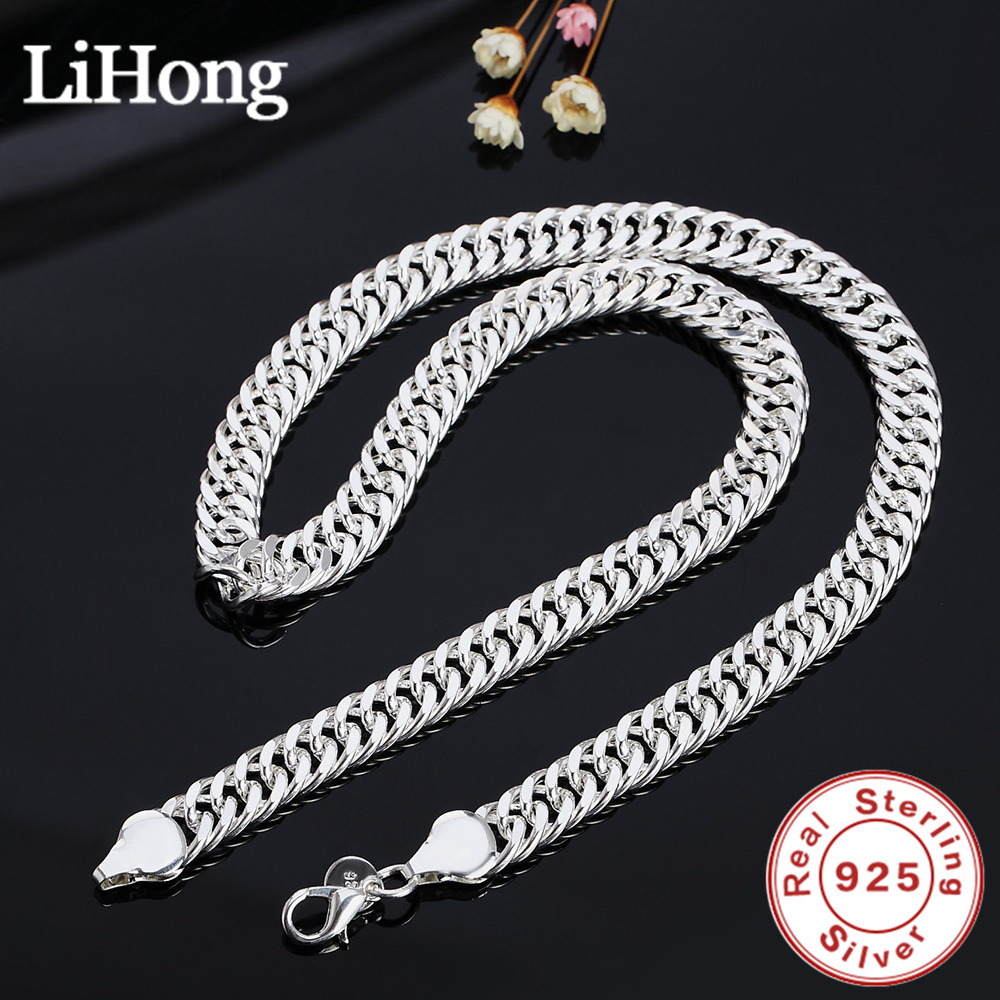 New 925 Sterling Silver Cuban  - Cuban Link Chain 12Mm recension och pris