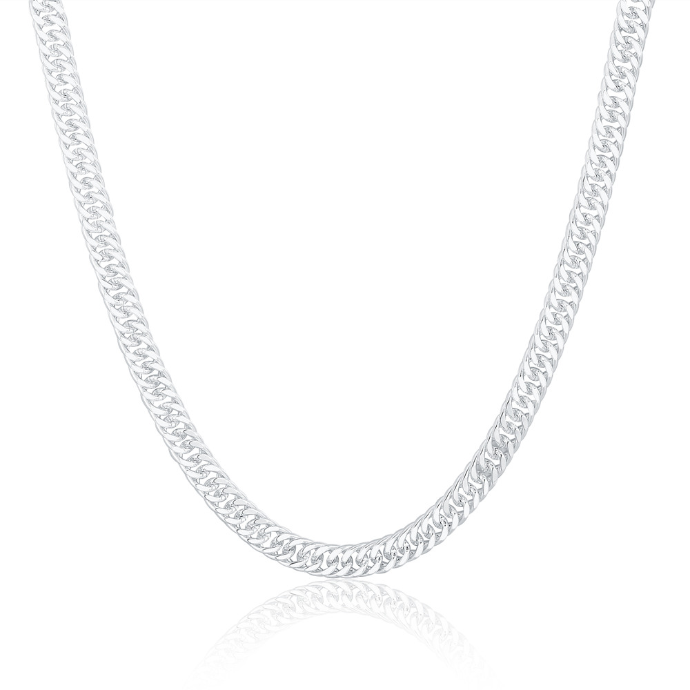 New 925 Sterling Silver Cuban  - Cuban Link Chain 12Mm recension och pris