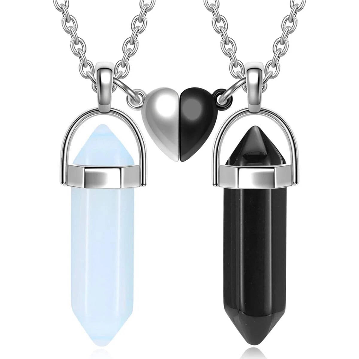 Crystal Friendship Matching Co - Magnetic Couple Matching Necklaces recension och pris