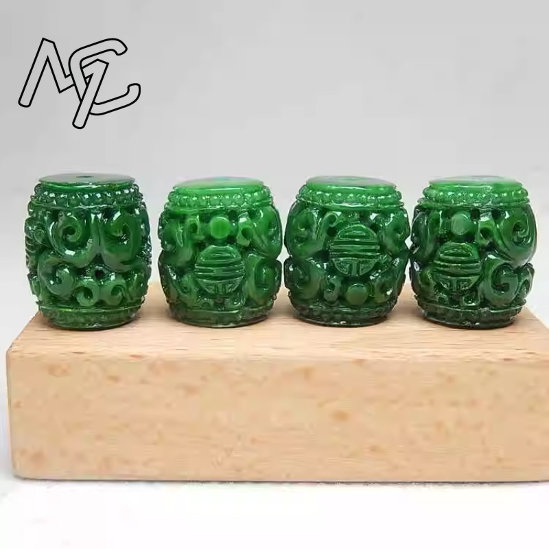 5pc Natural Green Jade Carving - Bracelets recension och pris