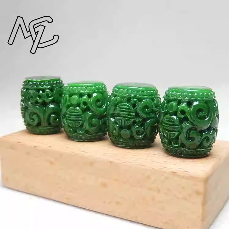 5pc Natural Green Jade Carving - Bracelets recension och pris
