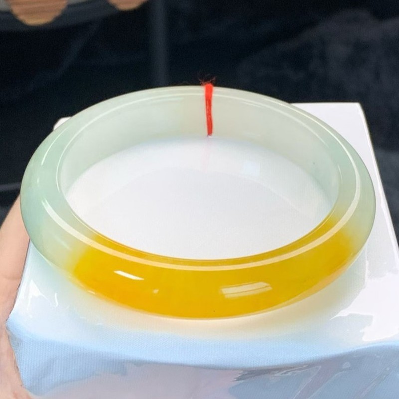 Yellow jadeite bracelet, natur - Bracelets recension och pris