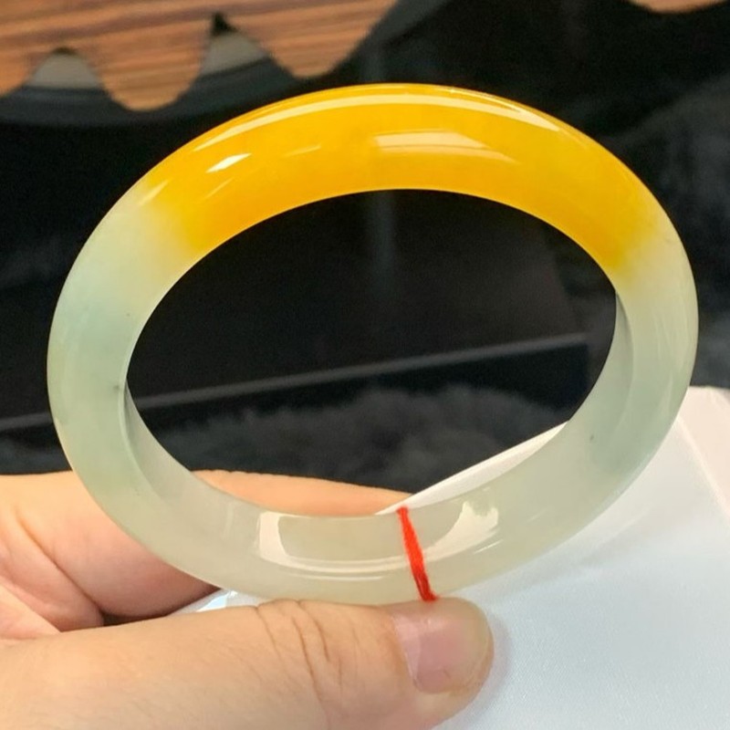 Yellow jadeite bracelet, natur - Bracelets recension och pris