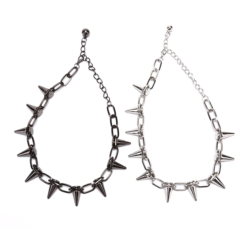 Goth Rock Biker Spike Rivet Co - Goth Punk Spike Choker recension och pris