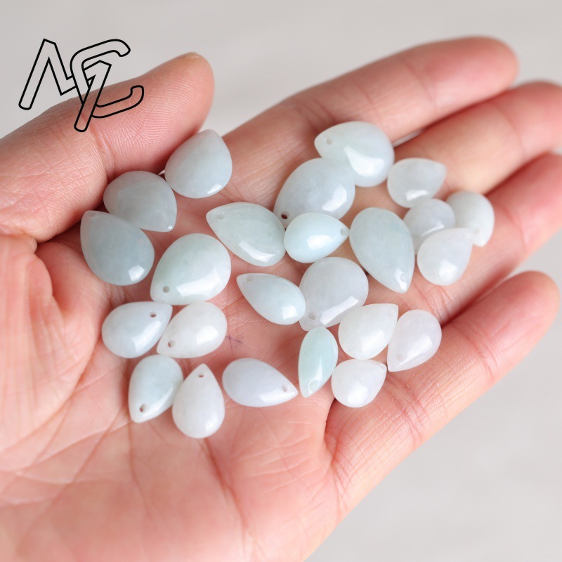 5PC Natural Jade Emerald Water - Earrings recension och pris