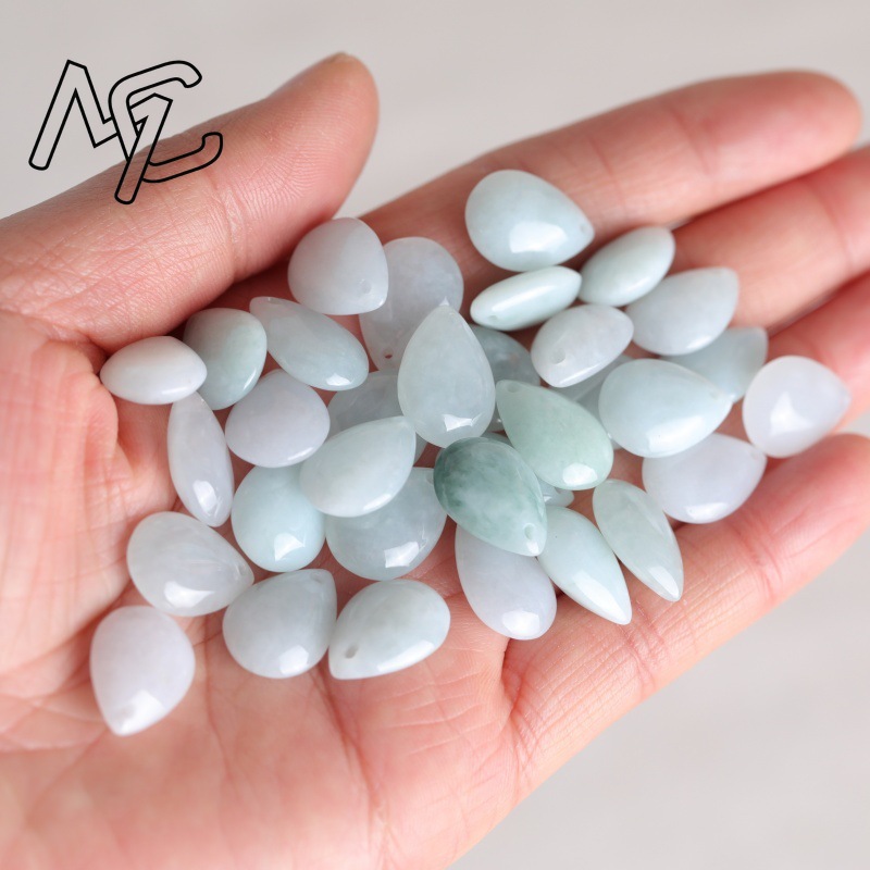 5PC Natural Jade Emerald Water - Earrings recension och pris