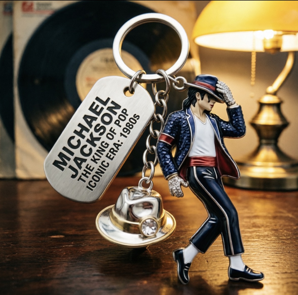 Michael Jackson Keychain, Clas - Rings recension och pris