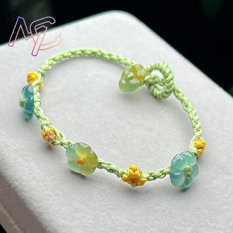 Myanmar Jadeite Flower Bracele - Bracelets recension och pris