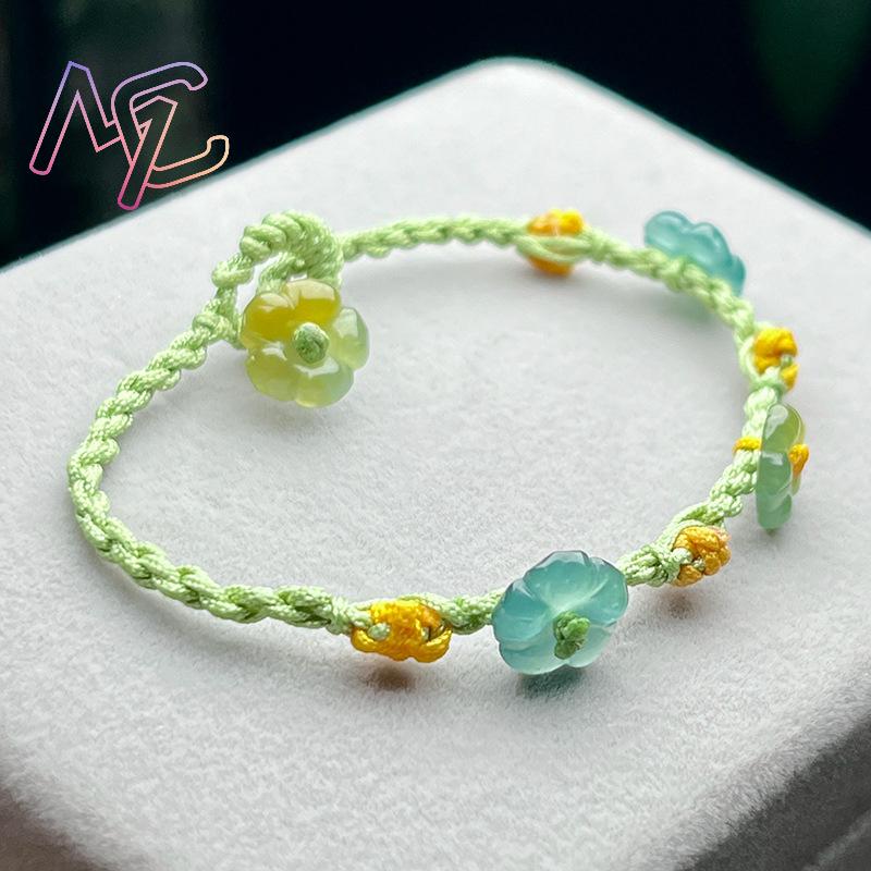 Myanmar Jadeite Flower Bracele - Bracelets recension och pris