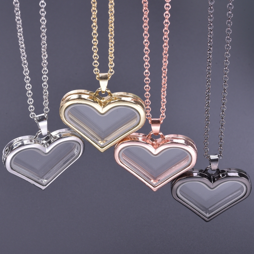1Pc Y2K Girl Sweet Love Heart  - Heart Locket Necklace Photo recension och pris